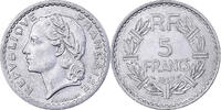 France 5 Francs Lavrillier, Paris, Aluminum, KM:888b.1 -