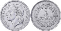 France 5 Francs Lavrillier, Paris, Aluminum, KM:M8 -