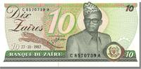 Zaire 10 Zaïres Banknote, 1982-10-27 -