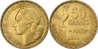 France 50 Francs Guiraud, Paris, Aluminum-Bronze, KM:918.1 -