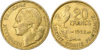 France 20 Francs Guiraud, Paris, Aluminum-Bronze, KM:917.1 -