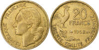 France 20 Francs Guiraud, Paris, Aluminum-Bronze, KM:917.1 -