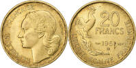 France 20 Francs Guiraud, Beaumont - Le Roger, Aluminum-Bronze -