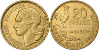 France 20 Francs Guiraud, Paris, Aluminum-Bronze, KM:916.1 -