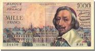 France 1000 Francs Banknote, 1 000 F 1953-1957 ''Richelieu'' -