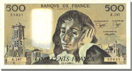 France 500 Francs Banknote, 500 F 1968-1993 ''Pascal'', 1984-01-05 -