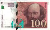 France 100 Francs Cézanne, S061540776, Fayette:74.2, KM:158a -
