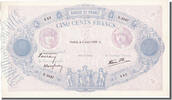 France 500 Francs Banknote, 500 F 1888-1940 ''Bleu et Rose'' -