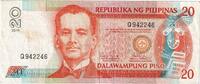 Philippines 20 Piso Banknote, KM:182a -