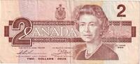 Canada 2 Dollars Banknote, 1986, KM:94b -