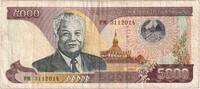 Lao 5000 Kip KM:34b -
