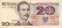 Poland 20 Zlotych 1982-06-01, KM:149a -