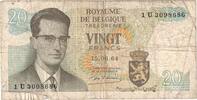 Belgium 20 Francs 1964-06-15, KM:138 -
