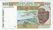 West African States 500 Francs UNZ -