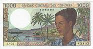 Comoros 1000 Francs UNZ- -