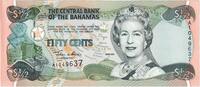 Bahamas 1/2 Dollar UNZ -