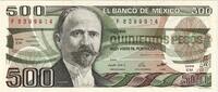 Mexico 500 Pesos 1984-08-07 -
