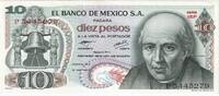 Mexico 10 Pesos 1971-02-03 -