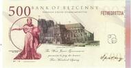 Eurozone Tourist Banknote Banknote, 500 SPATNY BANK OF BEZCENNY -