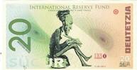 United States Tourist Banknote Banknote, 20 SUCUR INTERNATIONAL RESERVE -