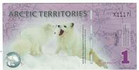 United States Dollar Banknote, 1 DOLLAR ARTIC TERRITORIES -