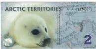 United States Dollar Banknote, 2 DOLLAR ARTIC TERRITORIES -