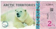 United States Dollar Banknote, 2,5 DOLLAR ARTIC TERRITORIES -