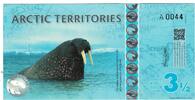 United States Dollar Banknote, 3,5 DOLLAR ARTIC TERRITORIES -