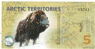 United States Dollar Banknote, 5 DOLLAR ARTIC TERRITORIES -