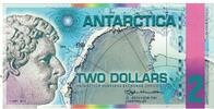 Antarctica 2 Dollars Banknote, Antarctic, 2014-09-10 -