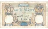 France 1000 Francs Cérès et Mercure, Q.9493 920, Fayette:38.46 -