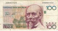 Belgium 100 Francs Banknote, KM:142a -