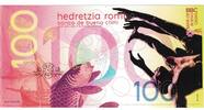 Spain Tourist Banknote Banknote, 100 ROMBO BANCO DE BUENO CHINI POLYMER -