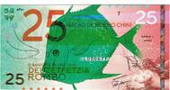 Spain Tourist Banknote Banknote, 25 ROMBO BANCO DE BUENO CHINI POLYMER -