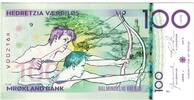 United States Tourist Banknote Banknote, 100 VAERDILOS MROKLAND BANK -