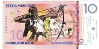 United States Tourist Banknote Banknote, 10 TEZIA MROKLAND BANK -
