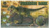 Spain Tourist Banknote Banknote, JURASSIC BANK 5 DIN -