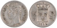 France 1/4 Franc Charles X, Lille, Silver, Gadoury:353 -