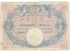 France 50 Francs Bleu et Rose, P.7012 603, Fayette:14.29 -