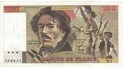 France 100 Francs Cézanne, W.2369931, Fayette:74.01, KM:158a -