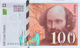 France 100 Francs Cézanne, M 002246293, Fayette:74.01 -