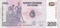 Congo Democratic Republic 200 Francs 2013-06-30, KM:99a -