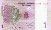 Congo Democratic Republic 1 Centime 1997-11-01, KM:80a -