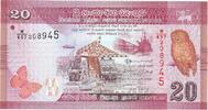 Sri Lanka 20 Rupees 2021-09-15, KM:123a -
