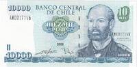 Chile 10,000 Pesos KM:164 -