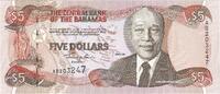 Bahamas 5 Dollars KM:63b -