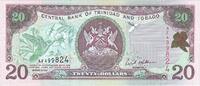 Trinidad and Tobago 20 Dollars KM:49 -