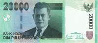 Indonesia 20,000 Rupiah KM:144a -