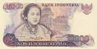 Indonesia 10,000 Rupiah KM:126a -