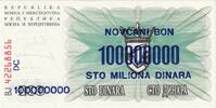 Bosnia - Herzegovina 100,000,000 Dinara 1993-11-10, KM:37 -